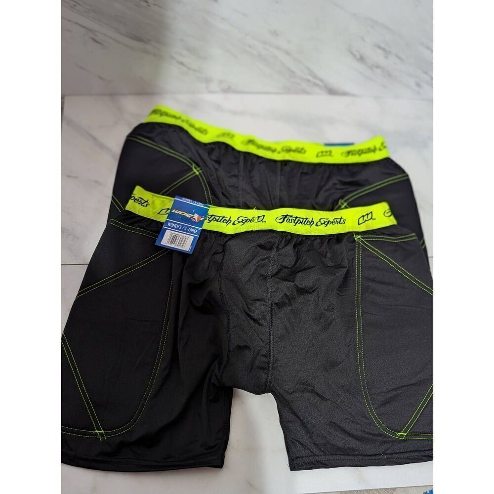 Worth Women's Fast Pitch Experts Sliding Under Boxer Shorts 2 Pair Size XL NWT